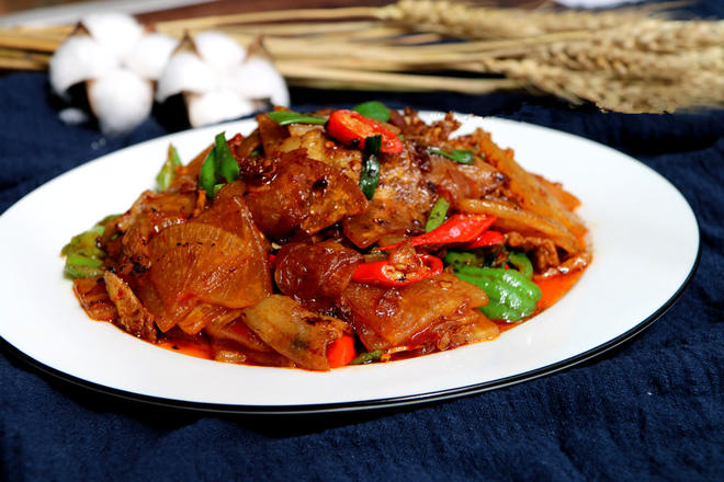 肉炒萝卜片的做法