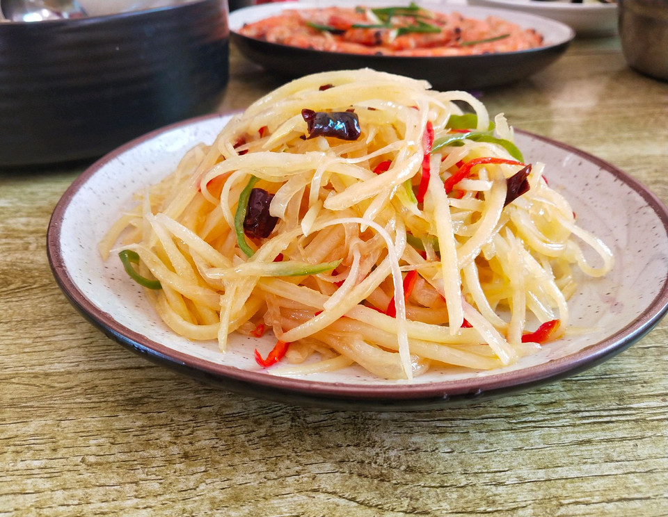 酸辣土豆丝的做法