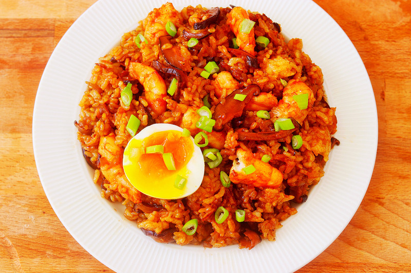 酱油炒饭的做法