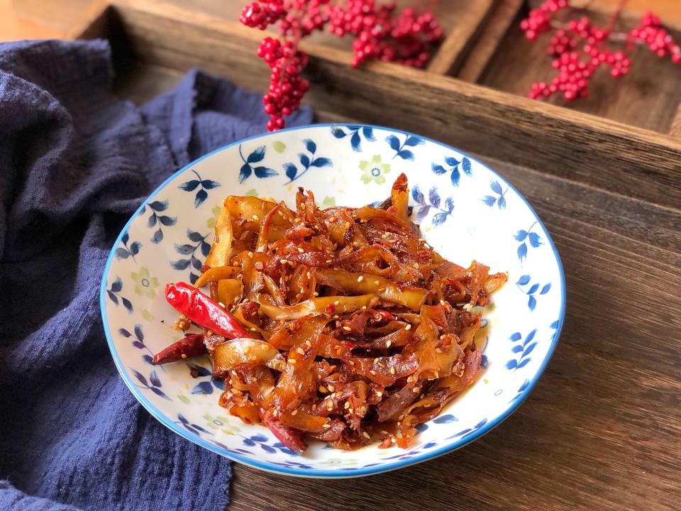 干煸孜然杏鲍菇的做法