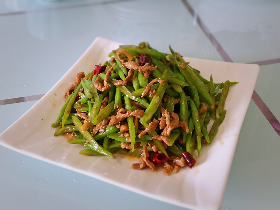 四季豆炒牛肉的做法