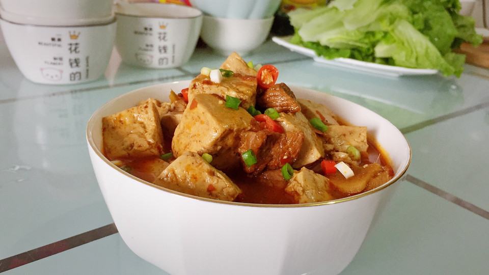 牛肉炖豆腐的做法