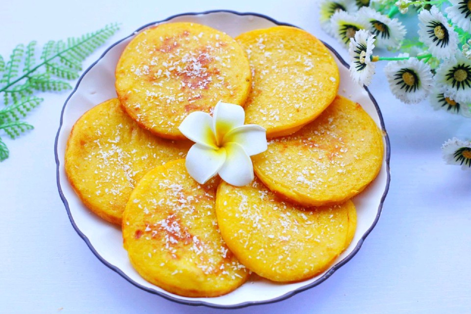 南瓜椰蓉饼的做法