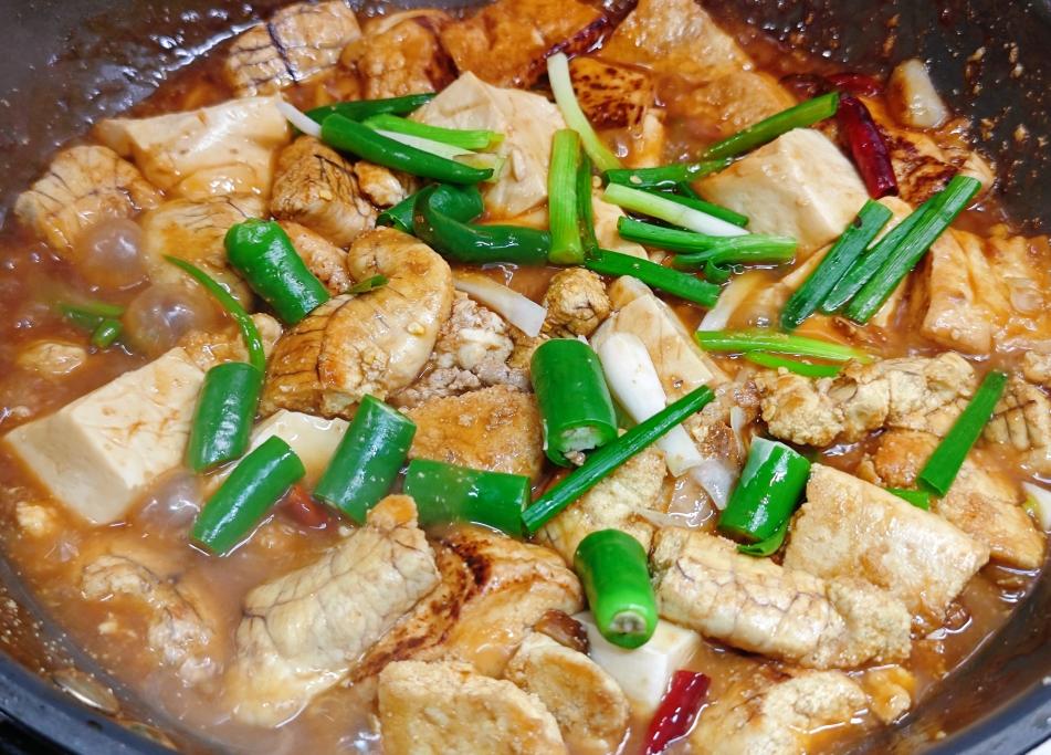 鱼籽烧豆腐的做法