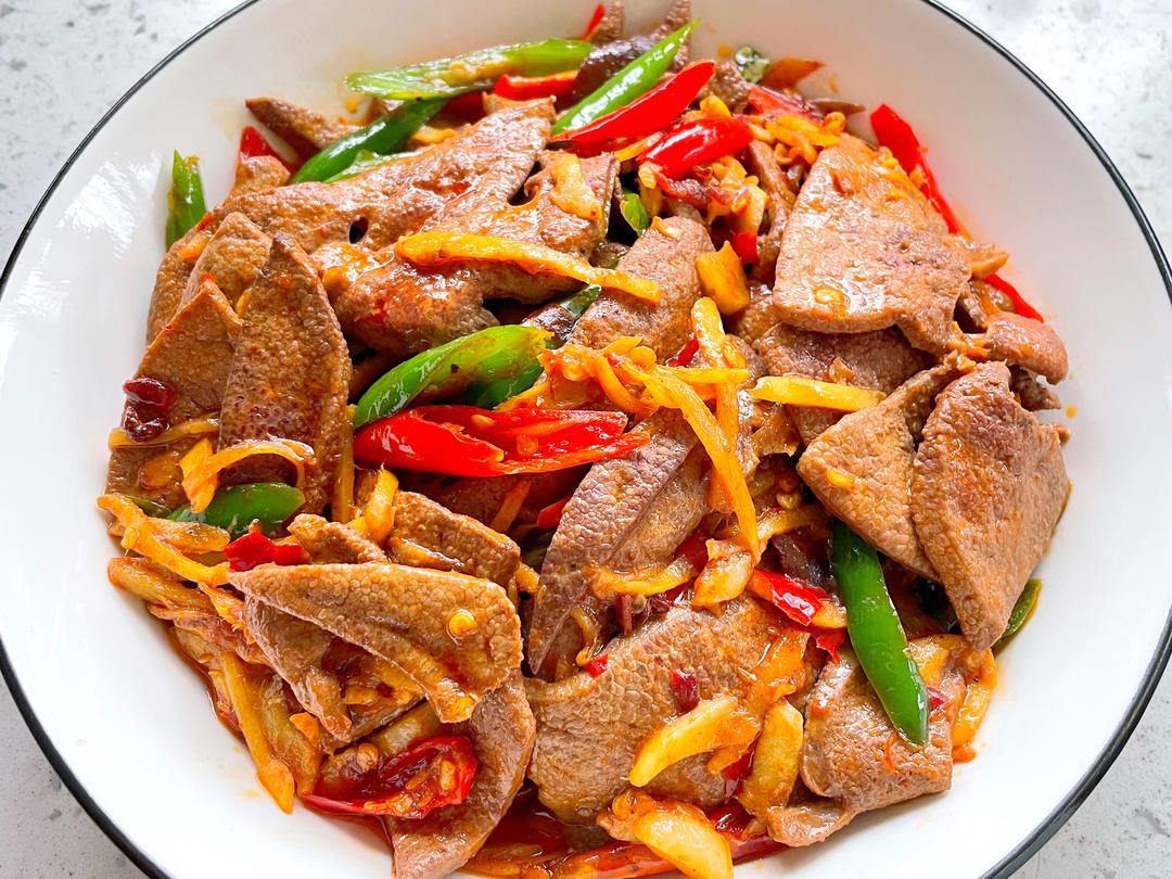 泡椒猪肝的做法