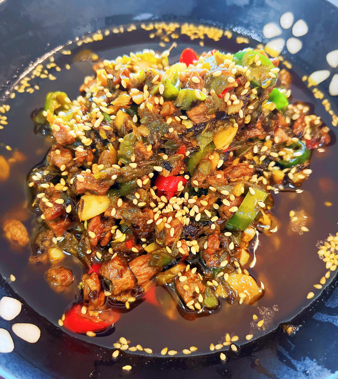 烧椒牛肉酱的做法