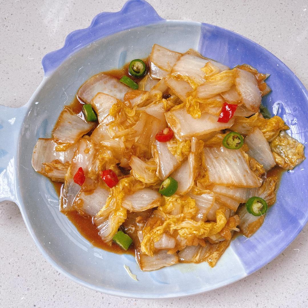 酸辣娃娃菜的做法