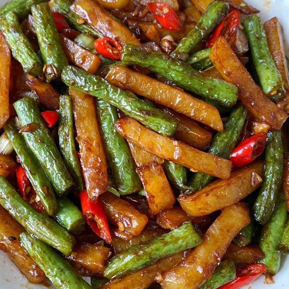 干煸豆角土豆的做法