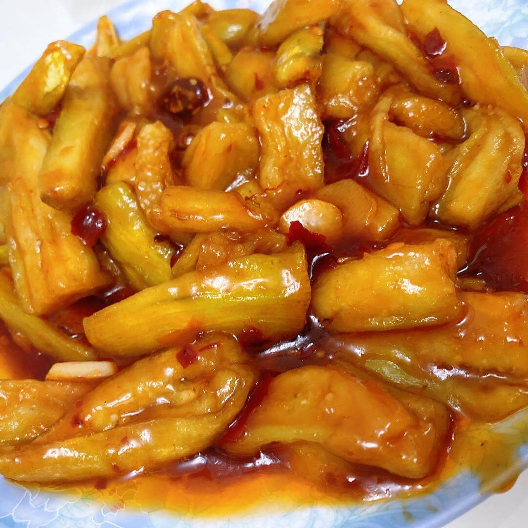 鱼香茄条的做法