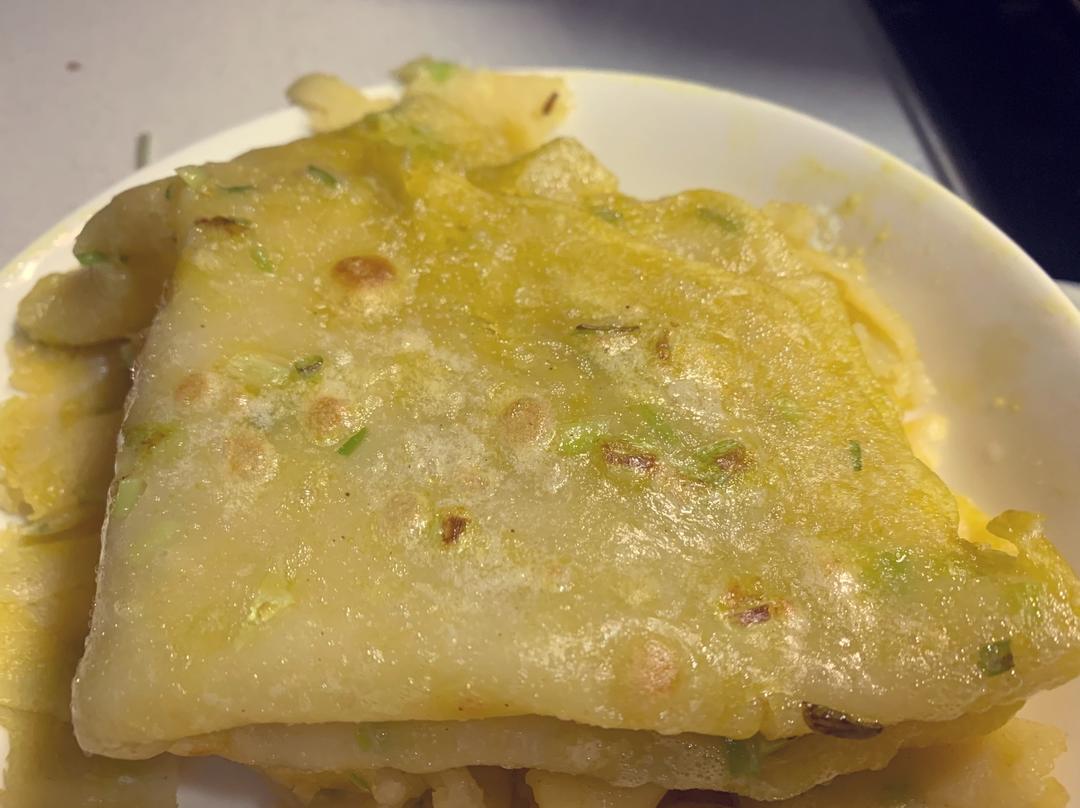 葱花煎饼的做法
